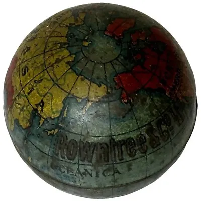 Miniature Antique Rowntrees & Co Ltd York Advertising Terrestrial Globe Atlas • $1074.32