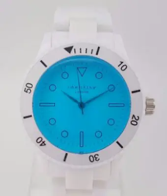 Identity London Watch White And Blue 40mm With Rotating Bezel. 9323551 • £12.95
