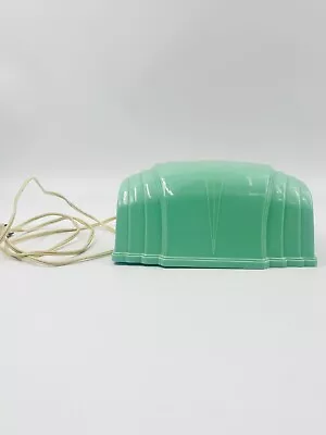 Vintage MCM Green Plastic Shade Headboard Lamp • $49.99