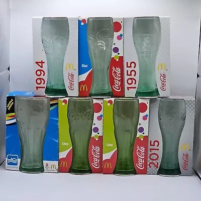 Set Of 7 McDonalds Coca-Cola Glasses (BNIB) (C2) NS#8744 • $9.99