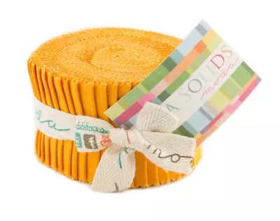 MODA Bella Solids Cheddar Junior Jelly Roll • $19.99