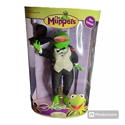 The Muppets- Kermit 12  Porcelain Doll By Brass Key 25 Years (2006) Unopened • $25.99