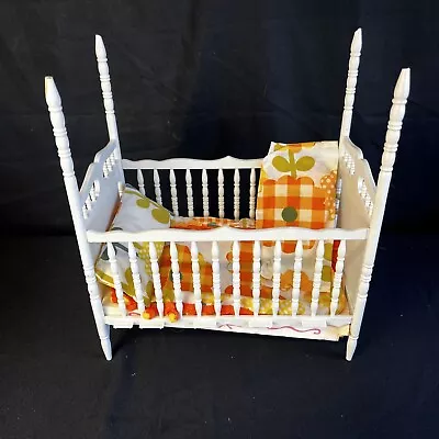 Vintage 1970's Baby Doll Bed Crib Plastic 14” Unmarked • $60