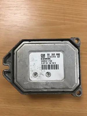 Engine Management ECU - Vauxhall Vectra 1.8 55352666 PLUG & PLAY • $157.91