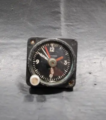 Beechcraft Bonanza M35 Wakmann 8-Day Windup Aircraft Clock TESTED WORKING • $250