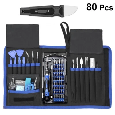 $23.89 • Buy 80 In 1 Professional Computer Repair Tool Kit, Precision Laptop Screwdriver Set