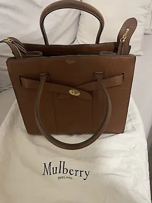 Mulberry Bayswater Zipped Large Tan Tote • £400