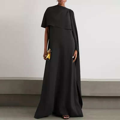 8-24 ZANZEA Women Shawl Neck Evening Cocktail Party Prom Long Maxi Dress Kaftan • $33.24