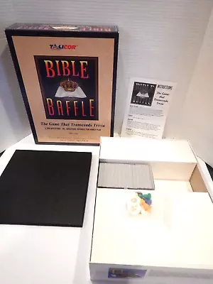 Bible Baffle Board Game Talicor Bible Trivia Old & New Testament 1996 Complete • $18.99