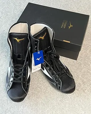MIZUNO 28.5cm/ US 10.5 Boxing Shoes Finisher MID Black×White 21GA2310 INOUE • $579.58