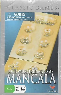 Cardinal Mancala Game Solid Wood Folding Game BRAND NEW STILL SEALED • $8.99