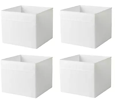 £22.89 • Buy 4X IKEA Storage Boxes Kallax Shelving Foldable Home Toys Magazine Basket UK