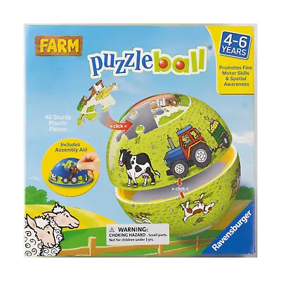 Ravensburger Puzzle PuzzleBall - Farm (40 Pieces) VG+ • $23