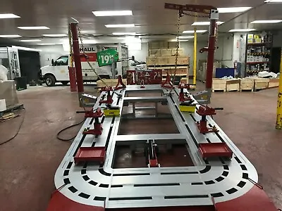 Free Shipping New 16 Feet Auto Body Frame Machine + Clamps 360 Movn Towers. • $7850