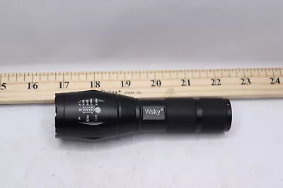 WSKY Tactical Flashlight Led Aluminum Black 5-Modes High Lumens XML-T6 • $7.12