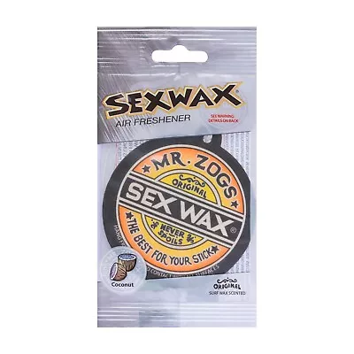 Mr Zogs Sex Wax Air Freshener - PACK OF 3 - COCONUT • £10.50