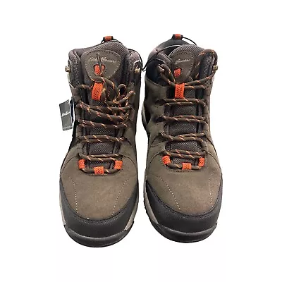 Eddie Bauer Men's Waterproof Harrison Leather Cushioned Hiking Boot • $32.99