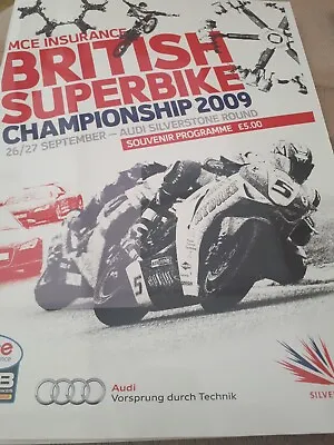 £2.99 • Buy British Superbikes BSB Programme Silverstone September 2009