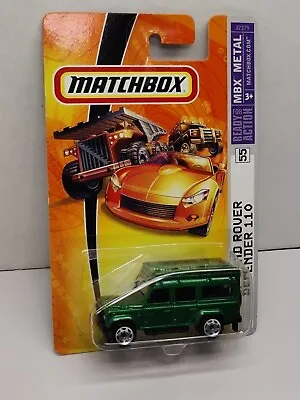 Matchbox 1997 Land Rover Defender 110 Green Detailed 2007 Anniversary Color. • $5.99