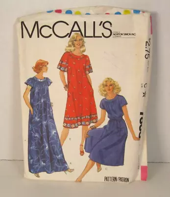 Mccall's 7888 Pullover Dress (3 Styles) & Belt Pattern Misses Medium (14-16) UC • $11.99