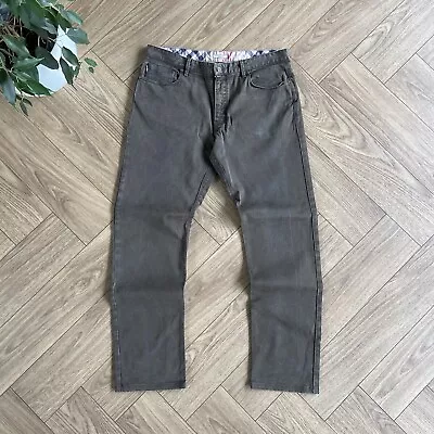 Vintage Burberry Jeans Straight Leg W35 L32 Y2K Brown • $62.17