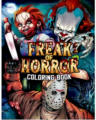 Freak Of Horror Coloring Book Kids Drawing Activity Gift Boys Girls Game Art Fun • £8.33