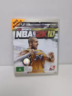 PS3 NBA 2K10 Anniversary Kobe Bryant Cover  • $8.49