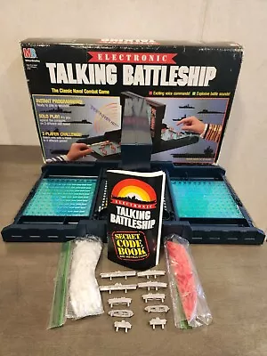 Electronic Talking Battleship 1989 Board Game Milton Bradley - TESTED & COMPLETE • $58.99