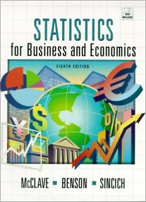 Statistics For Business And Economics: United S... By Sincich Terry L. Hardback • £5.99