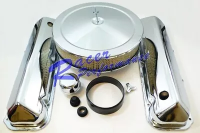 68up Chrome BB Big Block Ford Engine Dress Up Kit Air Cleaner 429 460 Valve Cove • $98.96