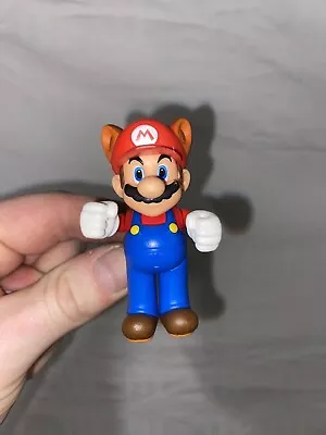 JAKKS Pacific World Of Nintendo Super Mario Bros Raccoon Mario 2.5” LOOSE Figure • $5.99