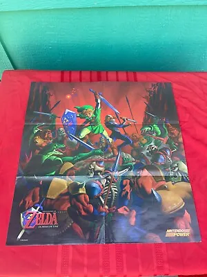 The Legend Of Zelda Ocarina Of Time Official Poster N64 • $50