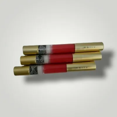 Mally High Shine Liquid Lipstick Heartbreaker 0.12 Oz 3 PACK NEW FREE S&H 💖 • $21.99