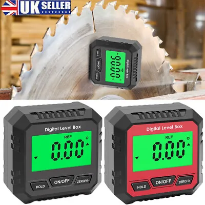 360° Magnetic Digital Protractor Angle Finder Gauge Inclinometer Level Meter UK • £10.95