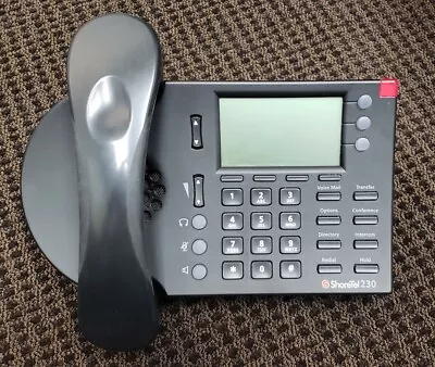 ShoreTel IP 230 3-Line Business Phones W/ Stands & Handsets (Missing Curly Cord) • $11.29