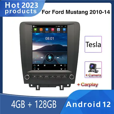 For 10.4'' Tesla  Apple Car Play Stereo Radio Ford Mustang 2010-2014 Android GPS • $339.99