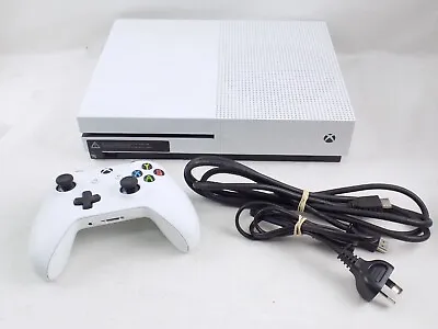 Xbox One S Console With Controller And Cables - Tested Works! • $199