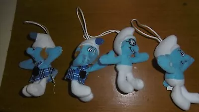 McDonalds Smurfs Soft Toys Plush 2011 X 4 • £3.99