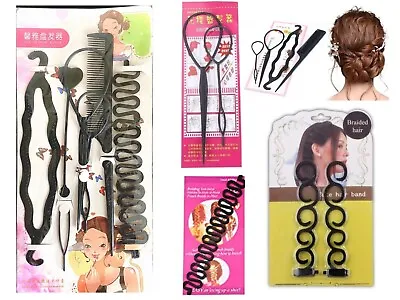 Topsy Tail Hair Braid Ponytail Braid Maker Hair Styling Accessories EasyUse Tool • £2.45