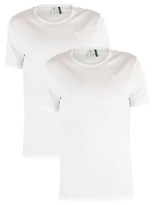 G-Star RAW Men's 2 Pack Slim Fit Organic Cotton Crew T-Shirts Tee RRP £40.00 • £23.95