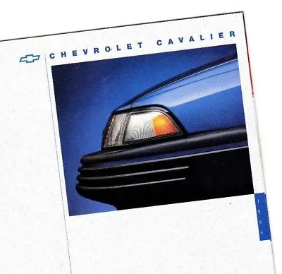 1994 Chevy CAVALIER Brochure / Pamphlet With Color Chart:RSZ24VLConvertible • $7.99