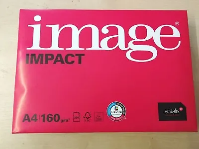 A4 160gsm Image Impact Smooth White Card - Outstanding Printing Result Printer  • £11.50