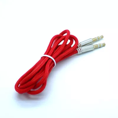 £3.15 • Buy 1m Aux Cable Audio Extension 3.5mm Jack Male To Stereo Male For Car PC IPhone UK