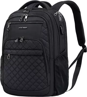 Travel Laptop Backpack 17.3 Inch Large Computer Backpack Water-Repellent School • $64.96