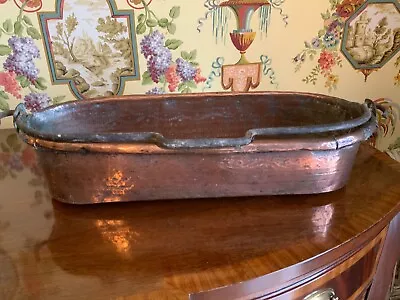 Antique French Copper Decorative Fish Poacher • $398