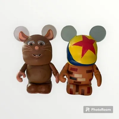 Disney Vinylmation Pixar 3  Figures Lot Of 2: Emile & Pixar Ball • $27