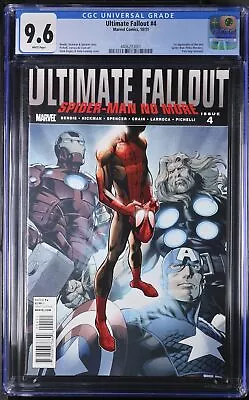 Ultimate Fallout #4 CGC 9.6 (NM+) First Miles Morales High Grade Key • £482.09