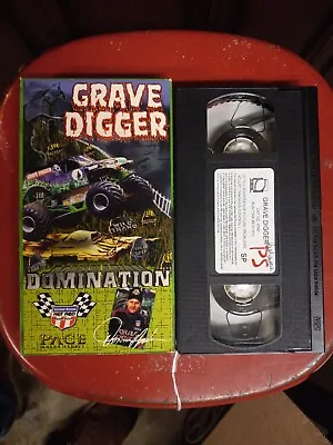 Monster Trucks Grave Digger Domination VHS Tape ~ Tested Working  • $8.88