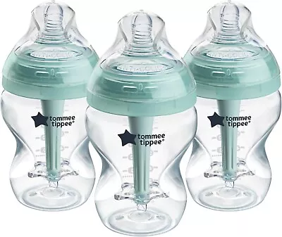 Tommee Tippee Advanced Anti-Colic Baby Bottles 260ml Pack Of 3 • £13.49