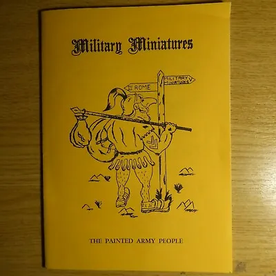 Military Miniatures The Painted Army People  Wargames  Miniatures Catalogue 1980 • £3.99